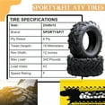 thumbnail image 5 of TROPOW 25x8-12 Atv Tires 25x8x12 Utv All-Terrain Tires, 6-Ply Tubeless,set of 2, 5 of 7