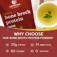 thumbnail image 3 of Zammex Bone Broth Protein Powder Travel Packets, Natural Flavor Grass Fed Beef Bone Broth, Hydrolyzed  collagen Type I & III, 30 packs, 3 of 8