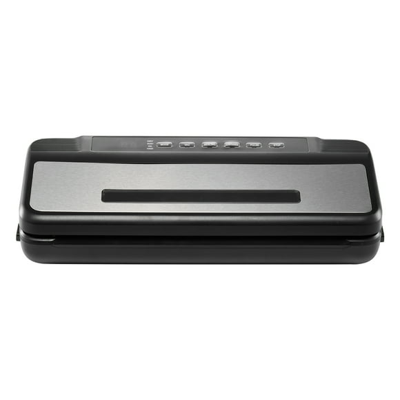 KFFKFF Vacuum Sealer Machine, 80Kpa 120W Powerful Compact Food Sealer, 7-in-1 Multi-Functional Food Vacuum Sealer, Automatic Air Sealing System with Built-in Cutter with 10 Vacuum Bags & 1 Bag Roll