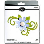 Sizzix Bigz BIGkick/Big Shot Die, Floral Flourish with Leaves Multi-Colored