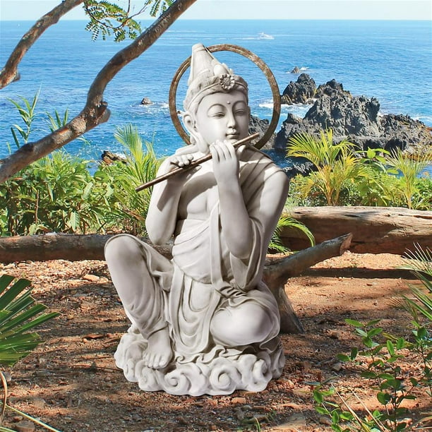 Design Toscano Byodo In Temple Bodhisattva Garden Statue Com Design Toscano Byodo In Temple, Stone Garden Buddha Ukulele
