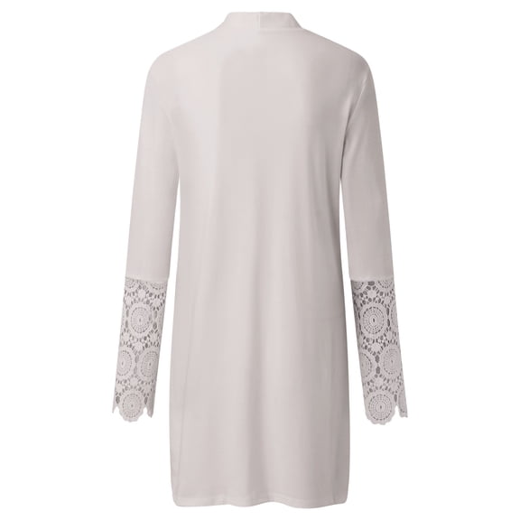 Aayomet Womens Sweaters Women Open Front Cardigan Sweaters Pockets Long Sleeve Shrugs,Gray S-XXL