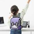 thumbnail image 1 of Elementary School Backpack, Staron 2026 Large Capacity Durable Canvas Backpack for Students, Ergonomic Padded Shoulder Straps Spacious Compartment Water Bottle Pocket, 1 of 7