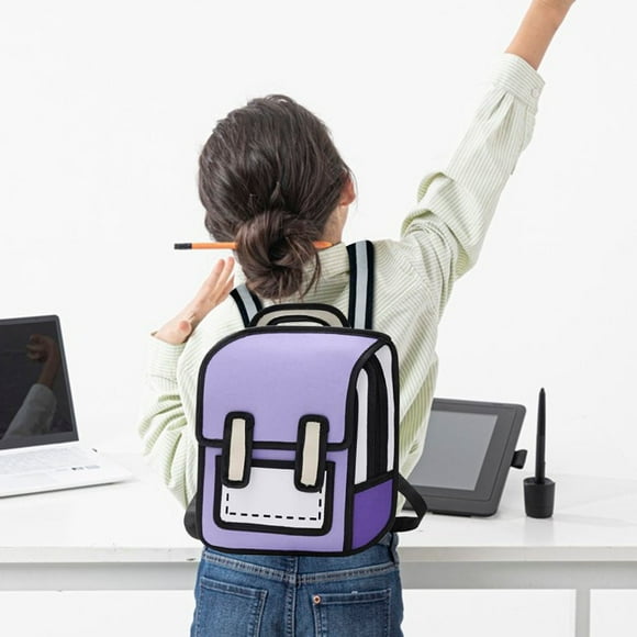 Fiudx Mochila de Gran Capacidad, Diseño Ergonómico, Amplio Compartimento Principal, Lona Resistente, Cómodas Correas Acolchadas para Los Hombros, Imprescindible para La Temporada Escolar, Ideal para