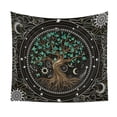 thumbnail image 1 of Tapiz de pared con diseño de árbol de la vida, microtela, 150 x 130 cm, 1 of 3