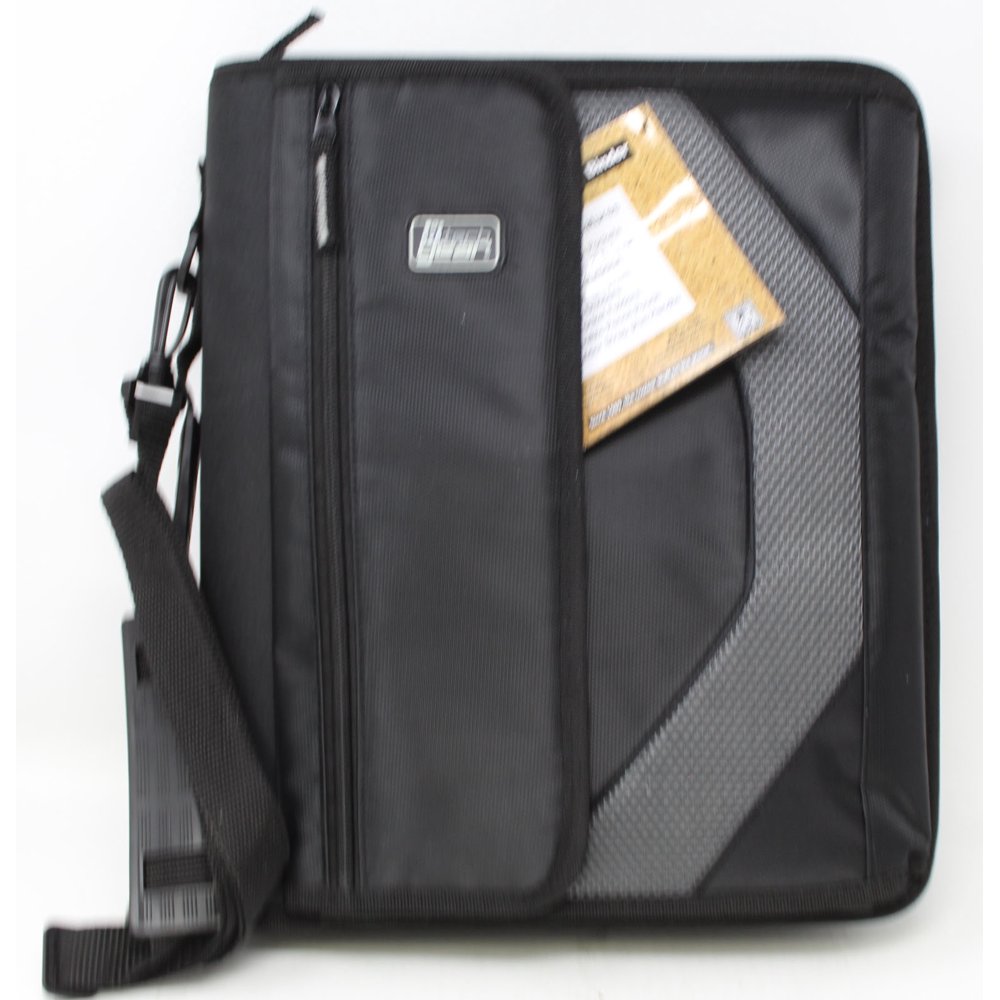 Tech Gear MultiPurpose Zipper DBinder Black 1 Count