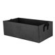 thumbnail image 1 of Bolsa de plantación cuadrada Caja no tejida Bolsa de crecimiento de plantas transpirable Maceta de cultivo de jardinería, Negro tholdsy JJ18803-01, 1 of 5
