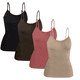thumbnail image 1 of Set 4 Blusas Mujer Tirantes Unitalla Casual Blusa Crop Top Dama, 1 of 5