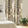thumbnail image 2 of Ambesonne Southwestern Curtains 2 Panel Set, Brown Earthy Colors, Pair of - 28" x 63", Chocolate Ecru Taupe, 2 of 4