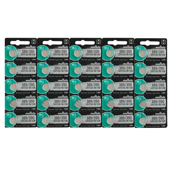 389 390 SR1130SW SR1130W Murata Batteries X 25