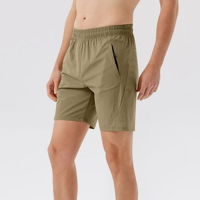 pstuiky Pantalones cortos deportivos para exteriores de verano para hombre, de malla fina, holgados, para baloncesto, correr, fitness, entrenamiento, cortos, para hombre