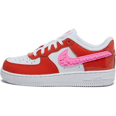 Little Kid's Nike Force 1 Low LV8 1 Picante Red/Pnk Spell-Wht (FD1032 600) - 3