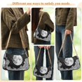thumbnail image 4 of FORMRS Womens Shoulder Bag with Chain Strap Clutch Purse Cute Tote Handbag, Black Moon, 4 of 7