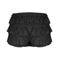 thumbnail image 4 of Lingerie Sexy Boyshort Panties for Women Lace Ruffle Booty Mini Tiered Ruffle Coquette Cute Shorts Wear To Holiday, 4 of 7