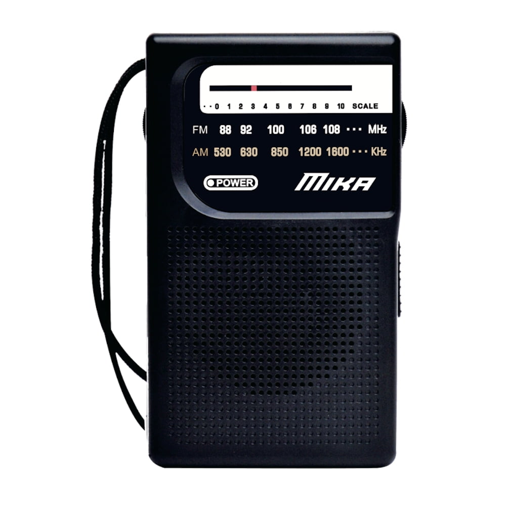 AM FM Radio with Speaker and Earphone Jack, Small Transistor Radio