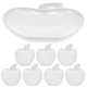 thumbnail image 1 of Plato de postre con forma de manzana, 8 unidades, multifunción, para dulces, aperitivos y frutas., 1 of 6
