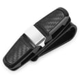 thumbnail image 2 of Spencer 2 Pack Glasses Holders for Car Sun Visor, Sunglasses Eyeglasses Mount with Ticket Card Clip (Sliver), 2 of 12