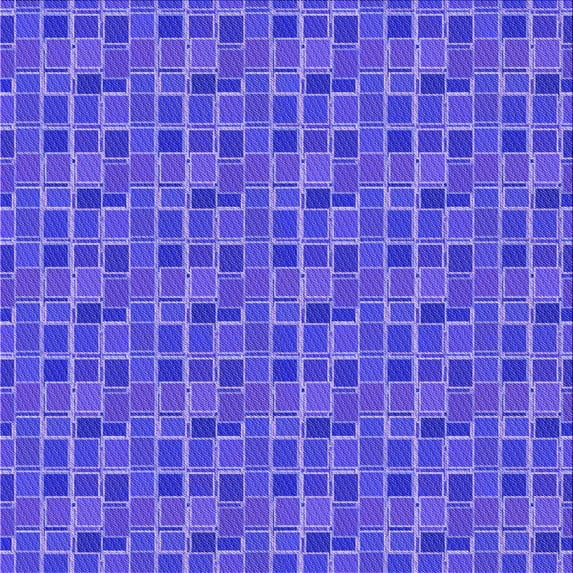 Ahgly Company Indoor Square Patterned Crocus Purple Area Rugs, 8' Square