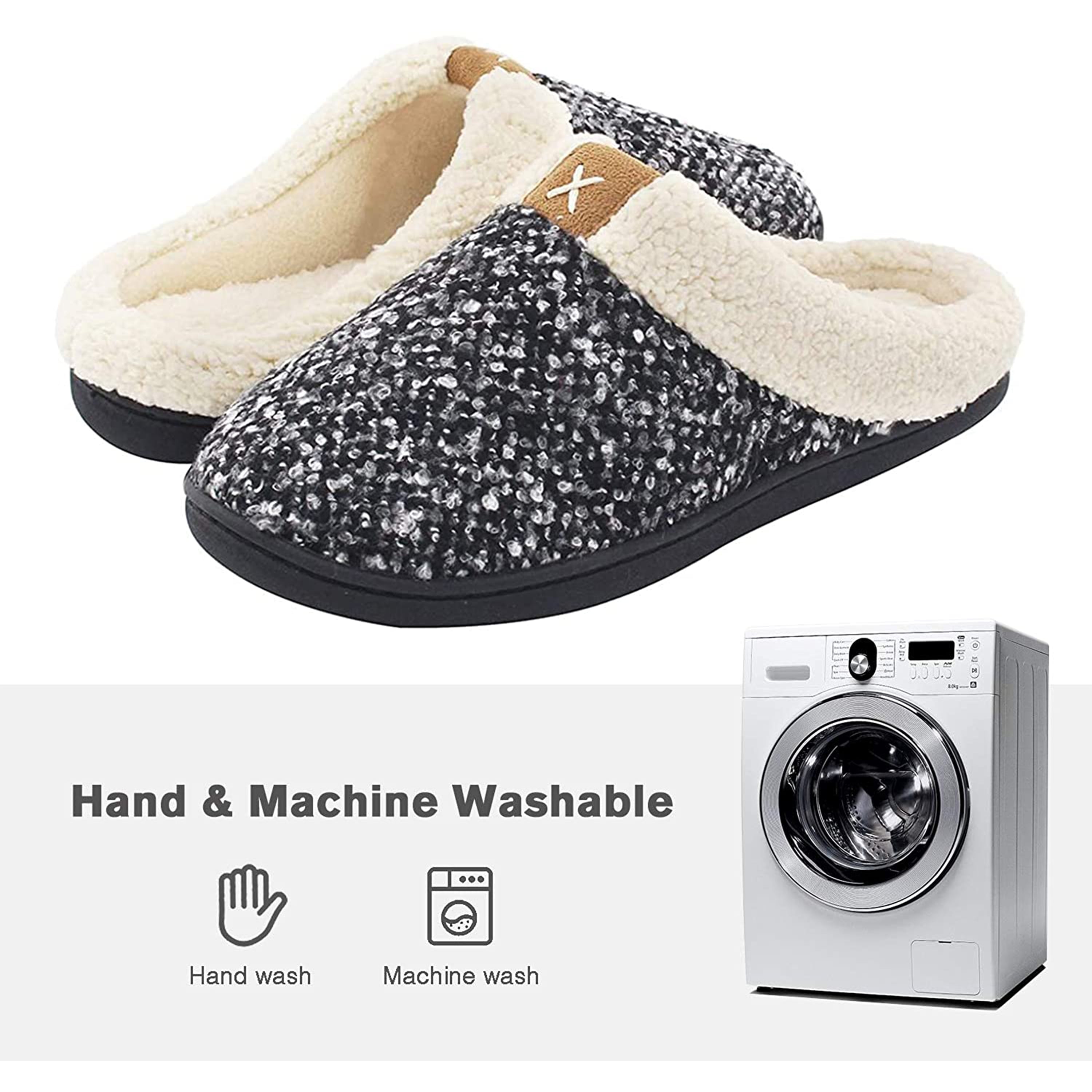 ultraideas women's cozy memory foam slippers