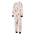 thumbnail image 4 of Meihuid Family Matching Christmas Pajamas Set Sleepwear Jumpsuit Hoodie with Hood for Family, 4 of 9