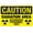 Warning Sign 3, variant on Radiation Area Authorized Personnel Only - 8"x12" Personalized Security Metal Sign, Safety Decor for Business, Office, Home, Yard