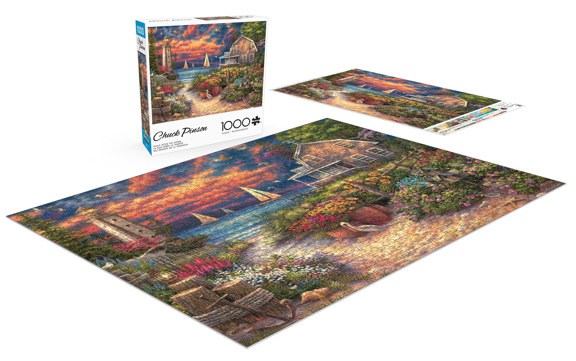 Buffalo Games Peace After the Storm 1000-Piece 26.75 x 19.75-inch Interlocking Jigsaw Puzzle for Adults Ages 14+