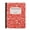Red, variant on Marble Cover Composition Notebook,100 Sheets-200 Pages-1/2/3/4/5 Pack, Office Supplies for Teens & Adults
