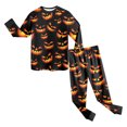thumbnail image 7 of Enyan Halloween Pajamas Boy Pumpkin/Ghost Tops Long Sleeve Cute Sleepwear Loungewear Set 2Pcs Halloween Pjs for Boys(7-8 Years), 7 of 7