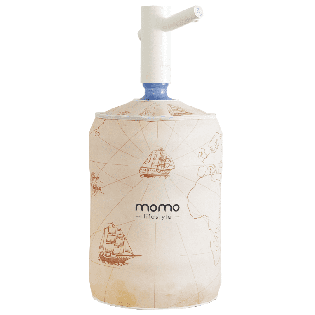 Momo Lifestyle Gallon Jug Sleeve Reversible Double Sided 5 Gallon Water Jug Cover Insulated Neoprene Water Bottle Sleeve for Gallon Water Dispenser