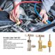 thumbnail image 3 of Kit De Grifo De Lata R134A, Grifo De Lata De Refrigerante Autosellante De Latón Fácil De Instalar Para De Aire Acondicionado Automotriz, 3 of 7