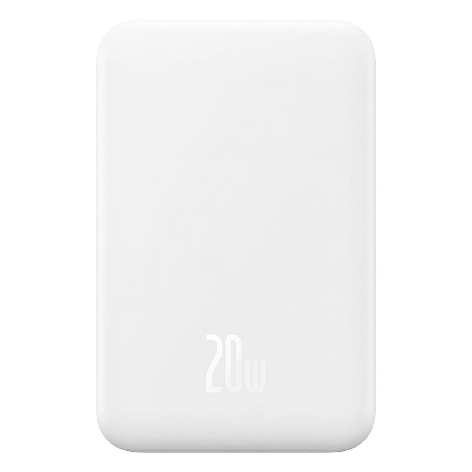 Baseus Magnetic 5000mAh Power Bank, Wireless Portable Charger for iPhone 17/16/15/14, Fast Charging Battery Pack, Gray