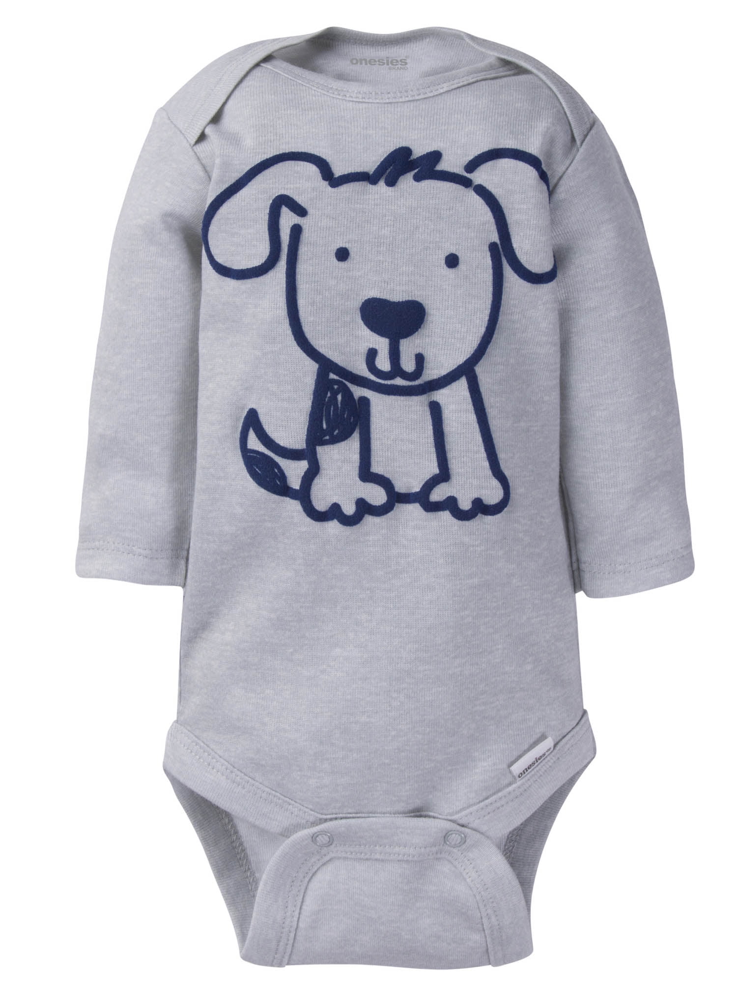 Onesies Brand Baby Boy Long Sleeve Bodysuits, 6-Pack, Sizes Newborn - 12 Months