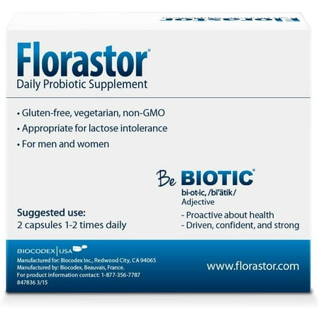 Florastor Capsules, 20 Capsules/ 250 mg