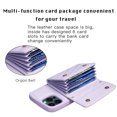 thumbnail image 4 of Dteck Crossbody Wallet Case for iPhone 14 Pro Max, RFID Blocking PU Leather Handbag Purse Flip Cover, Kickstand Folio Case with Card Slots Holder Detachable Lanyard Strap 5G 6.7 Inch, Lightpurple, 4 of 9