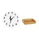 thumbnail image 5 of Reloj de pared con diseño de bailarina de ballet, silencioso, decorativo para cocina, oficina, hogar, cestas de frutas tejidas, cuenco para servir ape, 5 of 8