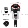 thumbnail image 3 of Unique Bargains Vehicle Gear Shift Knob Manual Stick Shift Knob Black ABS 5 Speed for VW MK5 MK6 MK7 for VW Scirocco Jetta EOS, 3 of 6