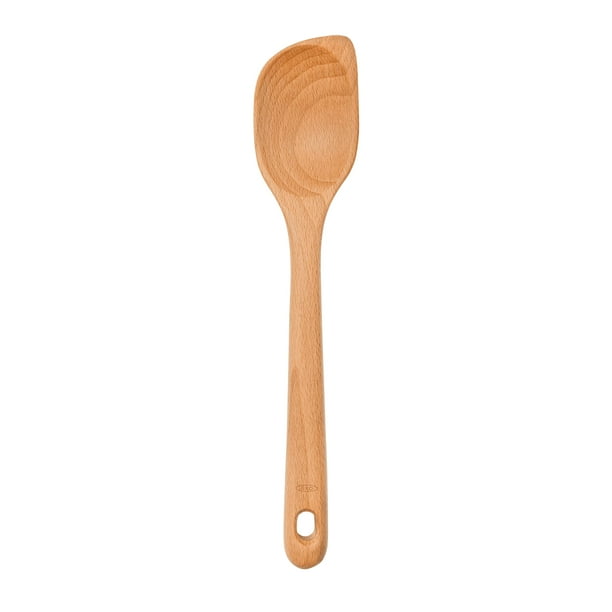 Cuchara de esquina de madera OXO Good Grips, juego de 1, color marrón