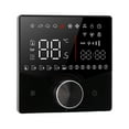 thumbnail image 2 of Smart Thermostat, Knob Design LCD Color Display Temperature Control Panel Digital Thermostat for Sauna Room Underfloor Heating System(Black), 2 of 8