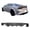 Carbon Fiber Print, variant on Ikon Motorsports Rear Diffuser, Compatible with 2020-2023 Dodge Charger Widebody,  IKON V4 Style Matte Black PP Polypropylene Shark Fin Rear Bumper Valance Spoiler, Air Dam Chin Splitter Molding 1PC