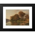 thumbnail image 2 of Louis Gurlitt 24x17 Black Modern Framed Museum Art Print Titled - Summer Landscape with the Lake Bank (1866), 2 of 5