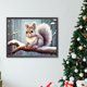 thumbnail image 4 of 5D DIY completo redondo taladro diamante pintura nieve animal kit decoración del hogar arte arte, 4 of 9