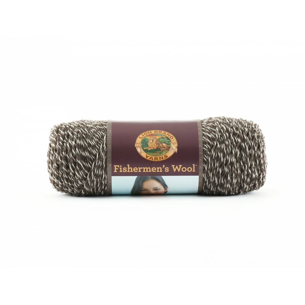 Lion Brand Yarn Fishermen's Wool Maple Tweed 150201 Classic Wool