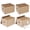 Brown-15 x 12 x 10 Inches, variant on Brown 15 x 12 x 10 Inches 4 Pack Wine Moving Boxes with Handle Kit Lid for Dish Glassware