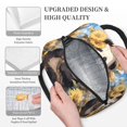 thumbnail image 3 of Pofeuu Clear Sky Cute Sunflower Panda Print Lunch Bag for Adult Insulated Lunch Box,Leakproof Cooler Food Lunch Containers Reusable High Capacity Lunch Tote Bags-One Size, 3 of 6
