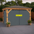 thumbnail image 6 of APEX GARDEN ​Replacement 4-sided Curtain for 11 ft. x 13 ft. Meridian Gazebo, 6 of 7