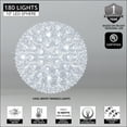 thumbnail image 2 of Wintergreen Lighting LED Starlight Sphere, LED Light Ball Sphere Light, Christmas Light Ball, Christmas Decoration (180 Twinkle Lights, 10", Cool White), 2 of 4