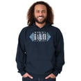 thumbnail image 4 of World's Greatest Dad Argyle Fathers Hoodie Hooded Sweatshirt Men Brisco Brands S, 4 of 6