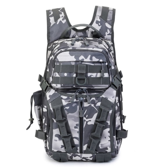 Lure Fishing Backpack – Waterproof Outdoor Tackle Bag with Multiple Compartments, Adjustable Straps & Built-in LED Light for Bass, Trout & Saltwater Anglers