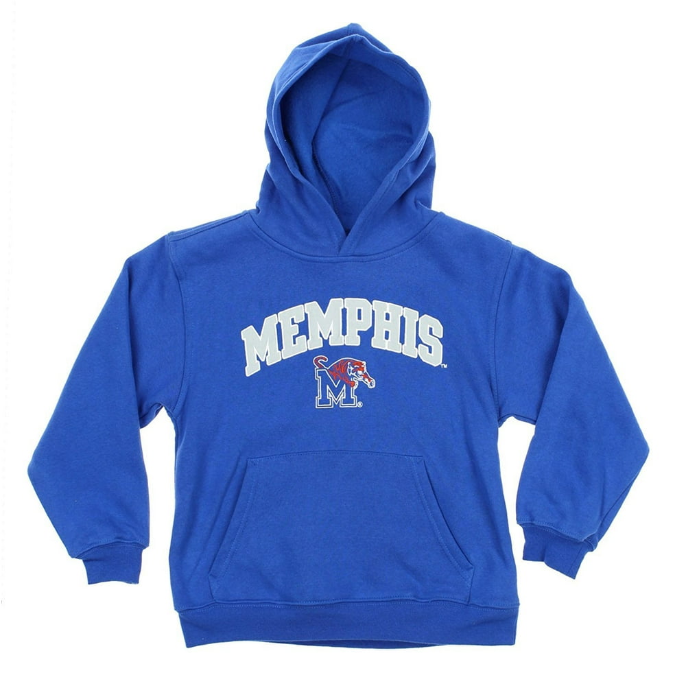 NCAA Youth / Kids Memphis Tigers FLC Pullover Sweatshirt Hoodie, Blue