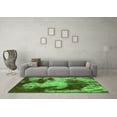 thumbnail image 3 of Ahgly Company Indoor Rectangle Abstract Green Modern Area Rugs, 7' x 9', 3 of 4